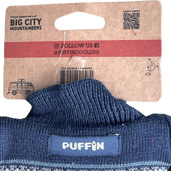 Puffin Coolers Beverage Nordic Skiing Sweater for Bottle NWT - Picture 8 of 8